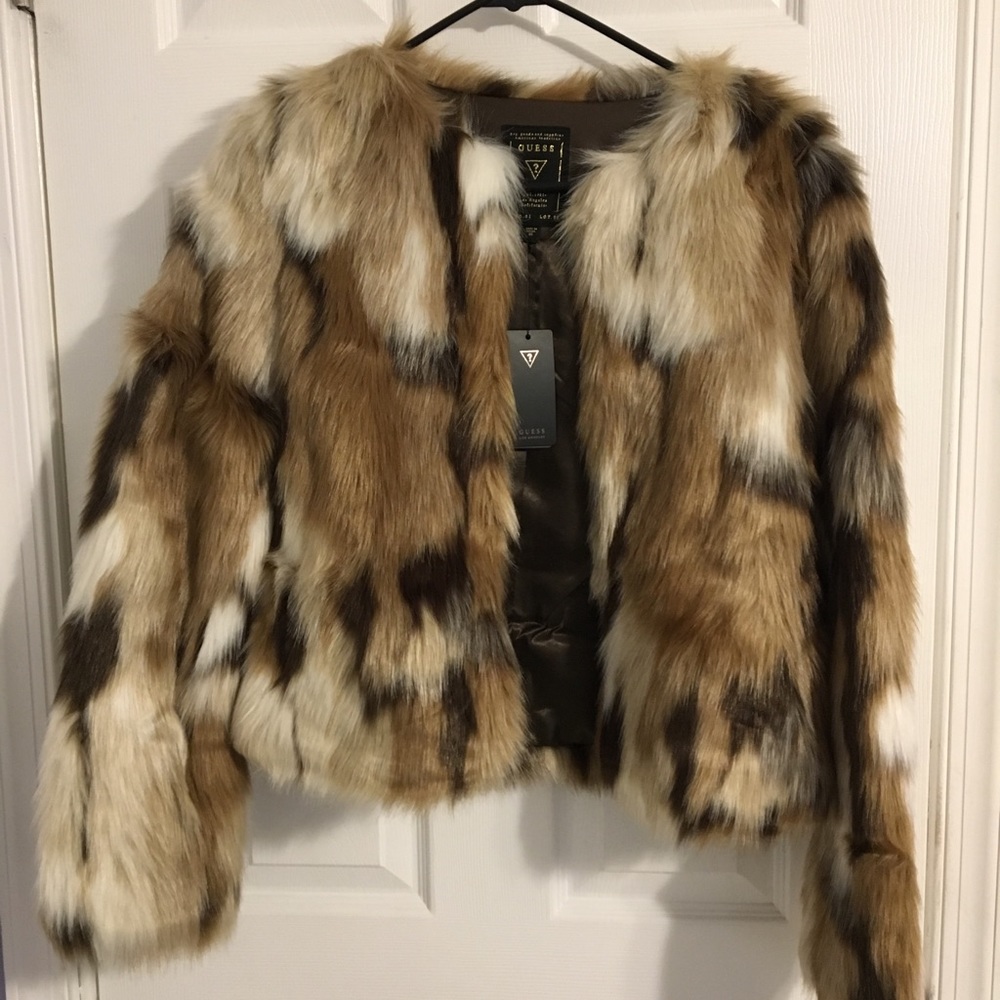 Guess Edra Luxe Fur Coat